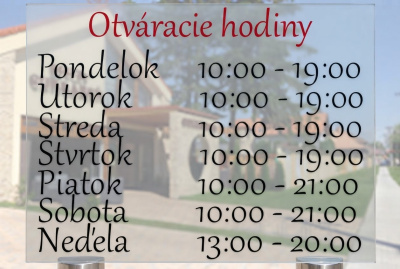 Otváracie hodiny